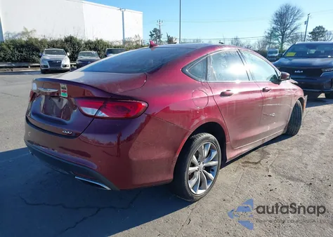 2015 Chrysler 200 S из США, поврежденный, VIN 1C3CCCBB4FN693112